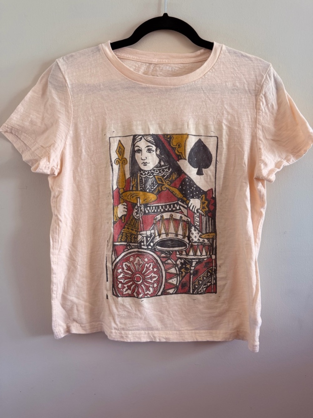 Lucky Brand Queen of Spades Graphic Tee